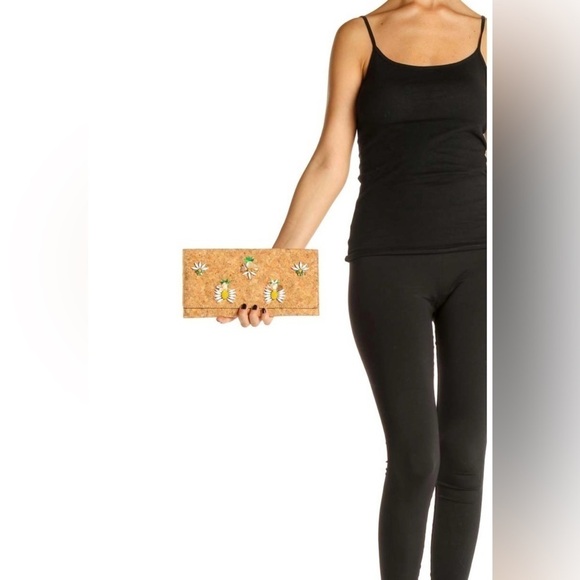 Banana Republic jeweled cork clutch - Picture 2 of 8
